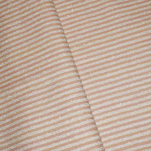 Pink/Beige/White Indoor/Outdoor Stripe Boucle Decor Fabric DFW59892