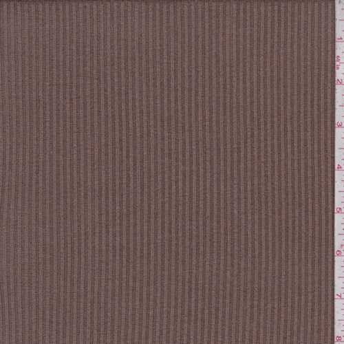 Cocoa Brown Rib Sweater Knit