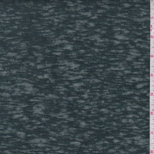 Hunter Green Slubbed Sweater Knit