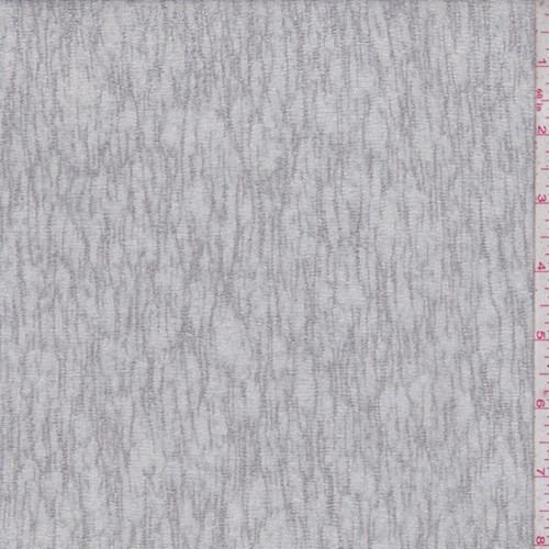 Silver Grey Slubbed Sweater Knit