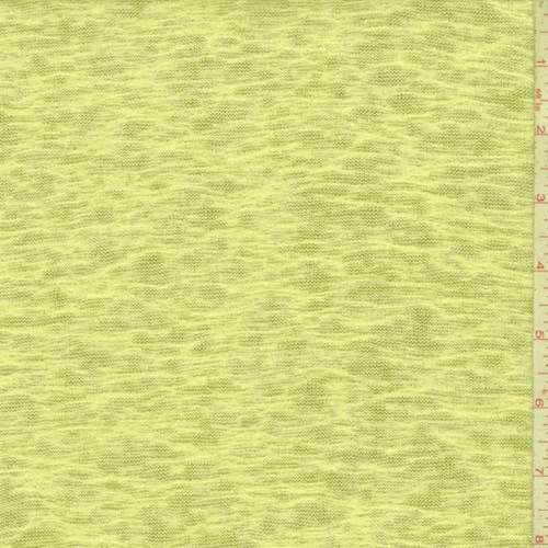 Bright Lemon Slubbed Sweater Knit
