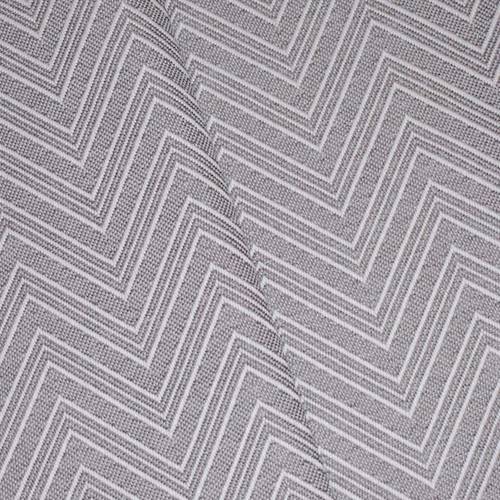 Gray/White Indoor/Outdoor Chevron Jacquard Decorating Fabric DFW59757