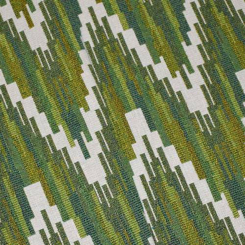 Grassy Green/Multi Pixel Chevron Tapestry Decorating Fabric DFW59817
