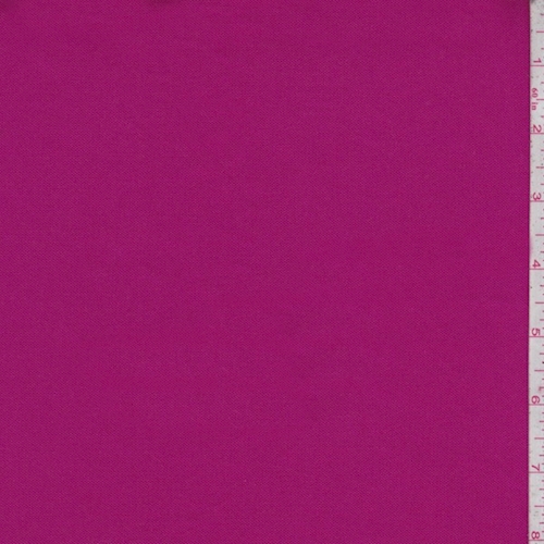 Dark Hot Pink Woven Pique