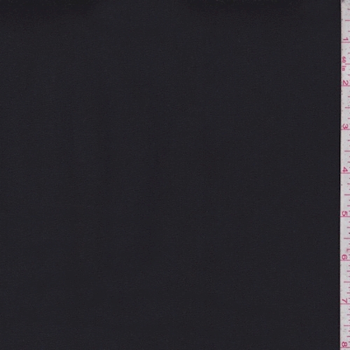 Deep Navy Fine Line Stretch Twill