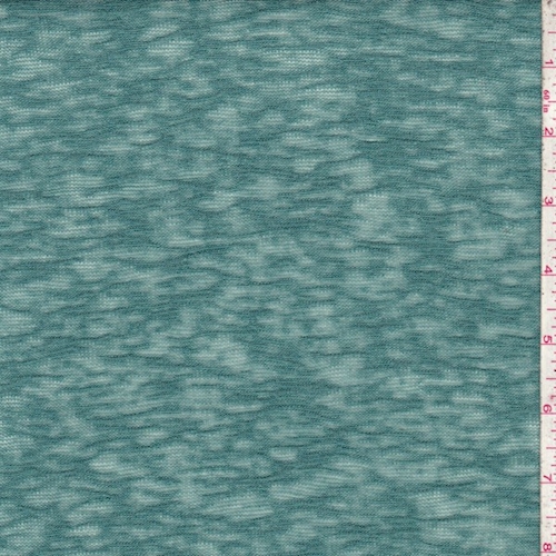 Blue Jade Slubbed Sweater Knit