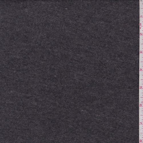 Heather Charcoal Sweater Jersey Knit