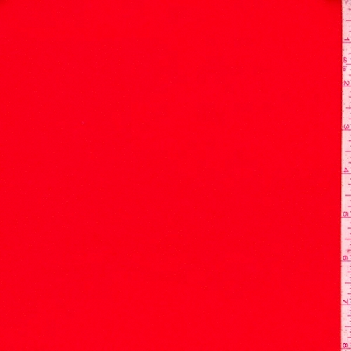 Fire Red Cotton Twill