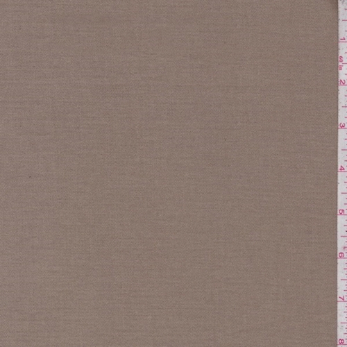 Dusty Brown Cotton Twill