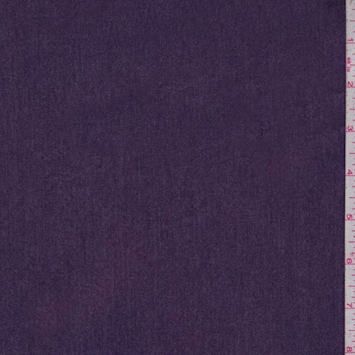 Heather Purple Cotton Twill