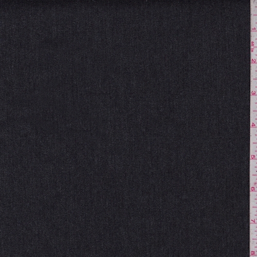 Heather Dark Charcoal Woven Cotton