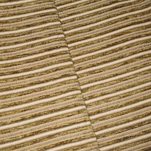Brown/Light Beige Stripe Textured Chenille Decor Fabric DFW59706