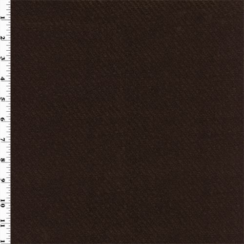 *1 1/2 YD PC--Twill Texture Vinyl - Dark Chocolate Brown