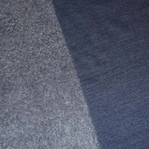 Dusty Blue/Fog Brushed Back Sweatshirt Fleece DFW11340