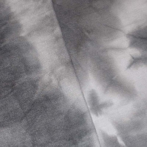 Shaded Gray/White Tie Dye French Terry Knit DFW11346