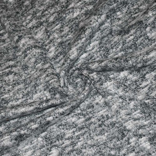 Green/White Semi-Opaque Textured Jersey Knit DFW11379