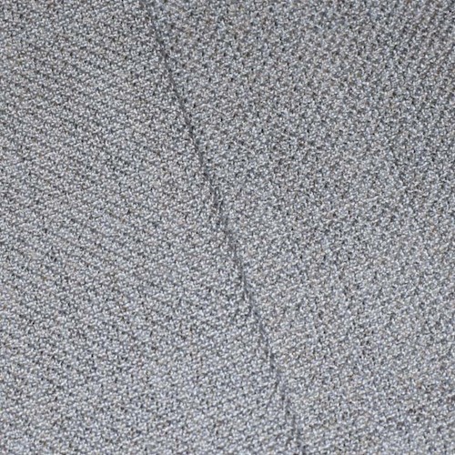 *2 3/4 YD PC -- Aluminum Gray/Beige Indoor/Outdoor Texture Dobby Decorating Fabric DFWX00107-XOD