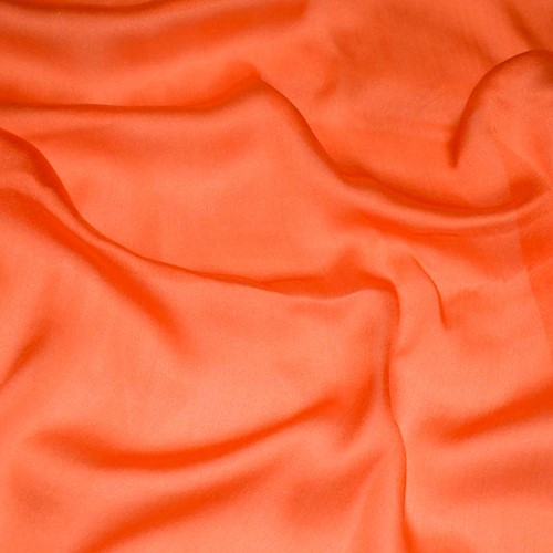 Orange Silk Habotai Lining APS009