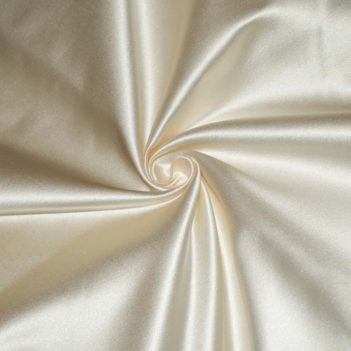 Cream Ivory Famous Designer Silk Bridal Satin APS0046