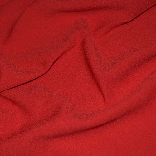 Classic Red Famous Designer Crepe Back Satin APS0062
