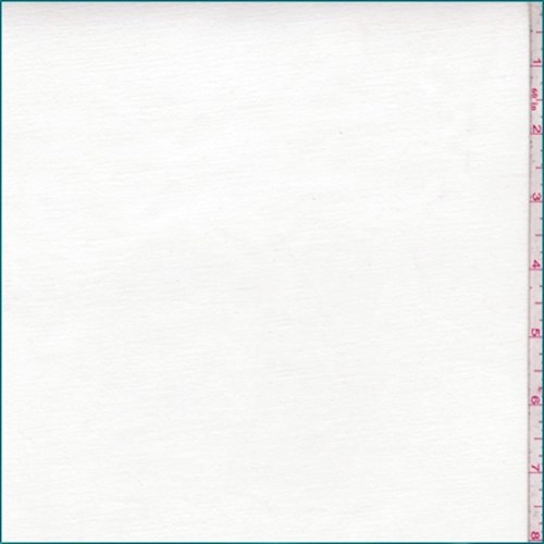 *4 1/4 YD PC--White Cotton Stretch Twill