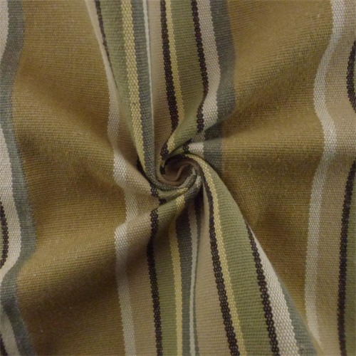 *3 YD PC--Nugget/Multi Michael Jon Manchester Stripe Decorating Fabric