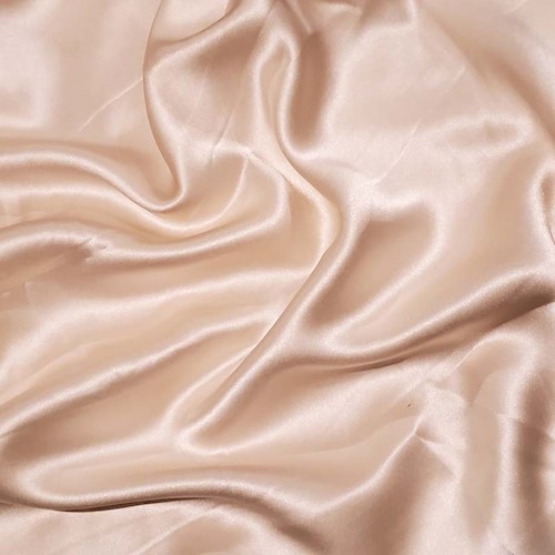 Dainty Beige Famous Designer Silk Blend Charmeuse APS0085