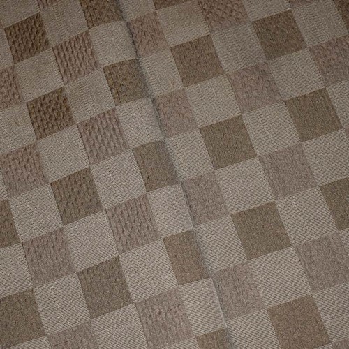 Taupe/Beige Indoor/Outdoor Checkered Jacquard Decor Fabric DFW60010