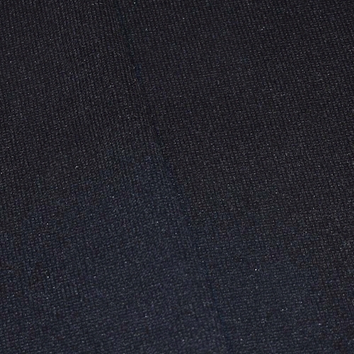 Night Black Tubular Rib Knit