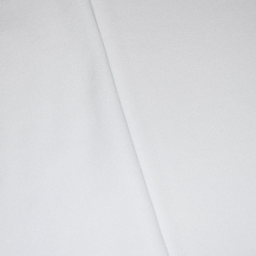Powder White Tubular Rib Knit