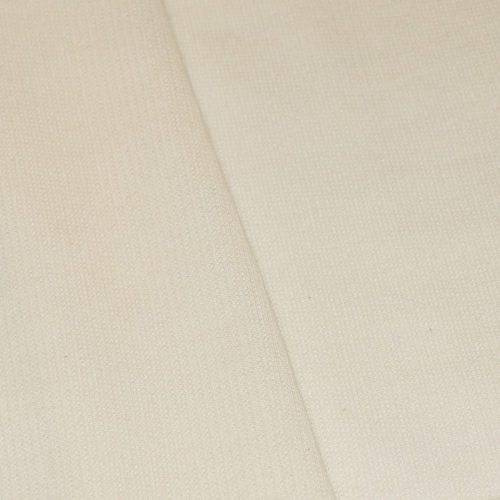 Cream Ivory Tubular French Terry Knit