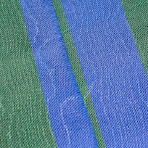 Park Blue/Green Stripe Moire Taffeta Decorating Fabric DFW59944