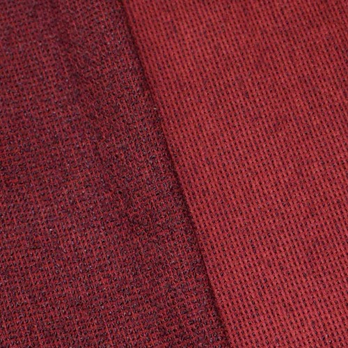 Red/Brown Boucle Texture Grid Woven Decorating Fabric DFW59948