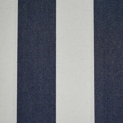 Navy/White Indoor/Outdoor Stripe Woven Decorating Fabric DFW59978