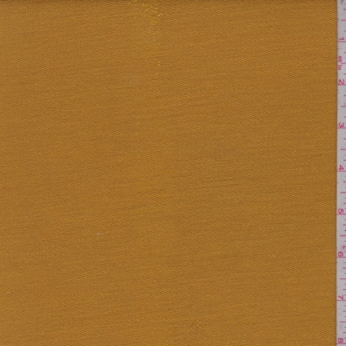 Mustard Gold Brushed French Terry Knit