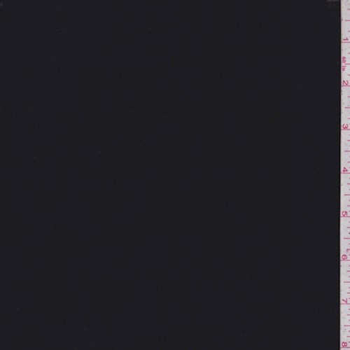 *7/8 YD PC--Black Polyester Georgette