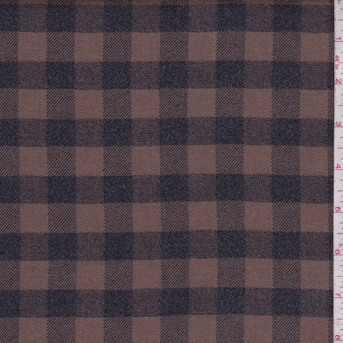 Mocha/Black Buffalo Check Flannel