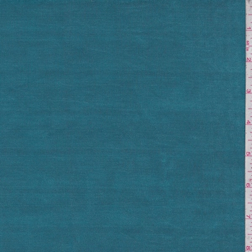 Teal Blue Slinky Knit