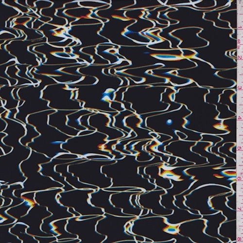 Black Reflection Pool Swimwear