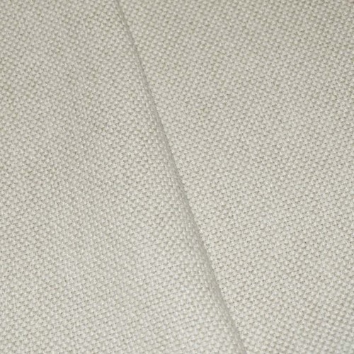 *7 YD PC -- Beige/White Indoor/Outdoor Basket Canvas Decorating Fabric DFW00925-XOD