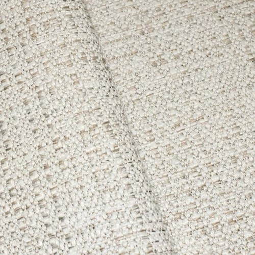 *6 1/2 YD PC -- White/Beige/Gray Indoor/Outdoor Textured Dobby Decorating Fabric DFW00950-XOD