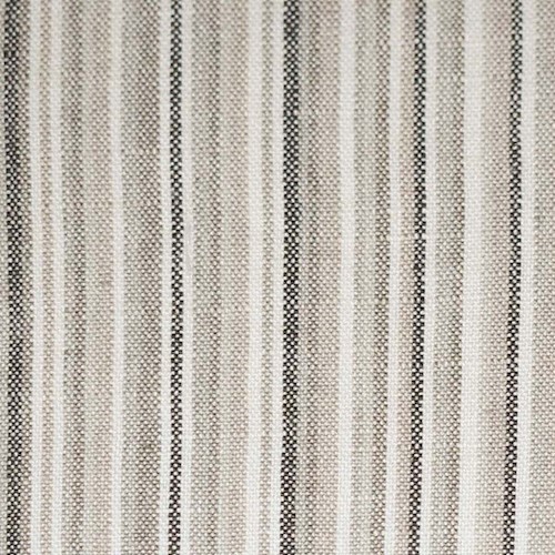*4 7/8 YD PC -- Taupe/Beige/Multi Linen Stripe Woven Decorating Fabric DFW00962-XOD