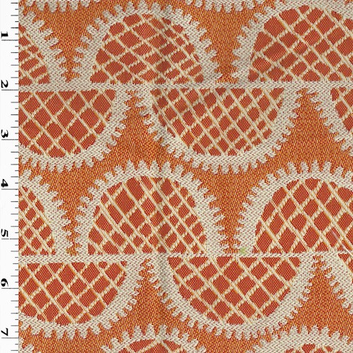 *3 3/8 YD PC -- Gray/Brown/Multi Indoor/Outdoor Stripe Woven Home Decorating Fabric DFW00968-XOD