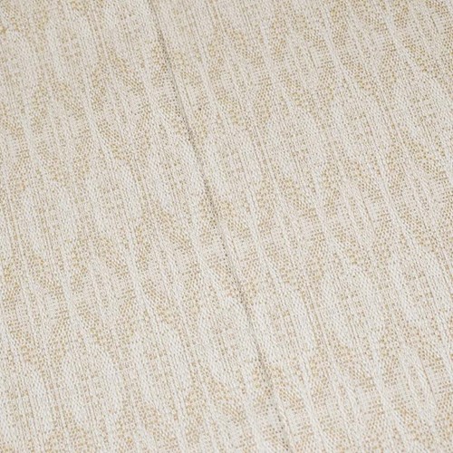 *6 3/8 YD PC-- Natural Beige/White Indoor/Outdoor Abstract Textured Jacquard Decorating Fabric DFW00970-XOD