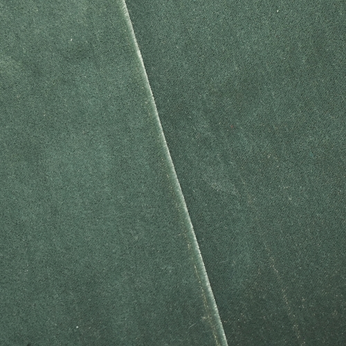 Deep Succulent Green Textured Velveteen Decorating Fabric