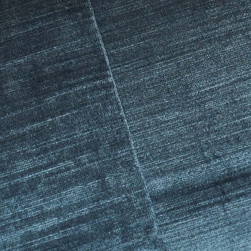 Deep Ocean Teal Textured Velvet Home Decorating Fabric DFW59434