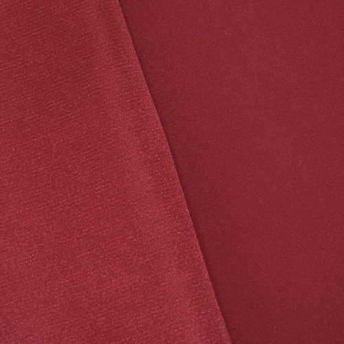 Jewel Red Textured Velvet Home Decorating Fabric