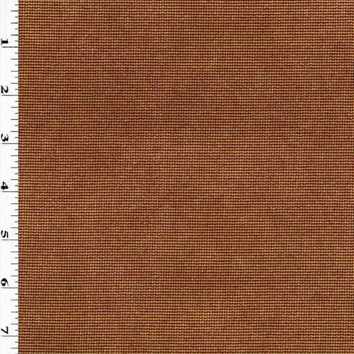 *9 1/8 YD PC--Autumn Gold/Red Rib Stripe Velveteen Woven Jacquard DFW1875-X