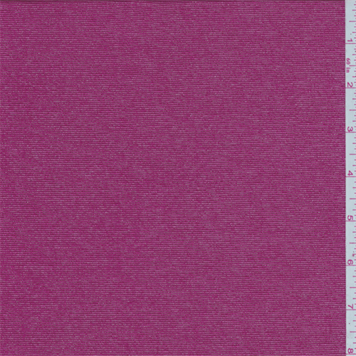 *1 YD PC--Raspberry Pink Shimmer Jersey Knit