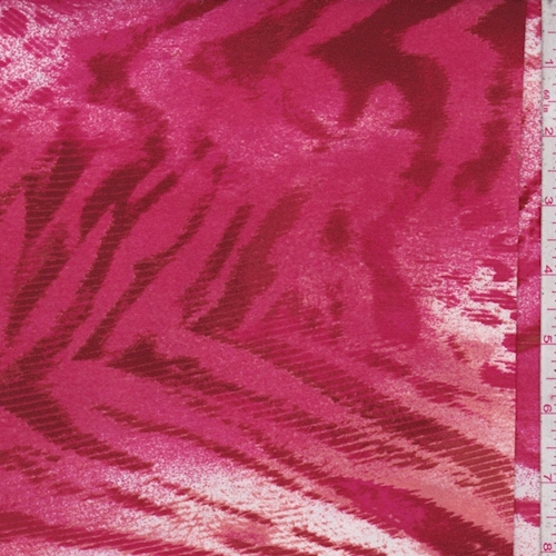 ITY Clay/Raspberry Animal Print Jersey Knit